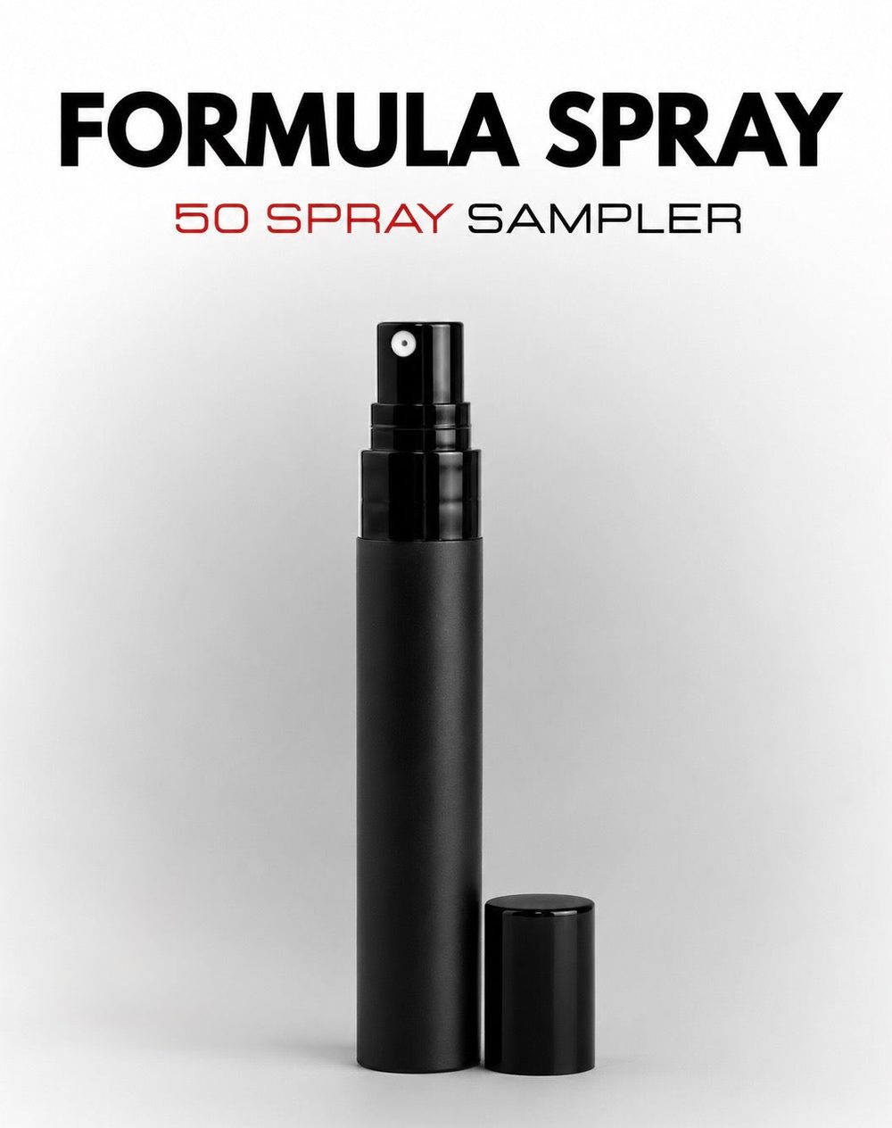 Formula Sample Spray : petit atomiseur noir d'essai