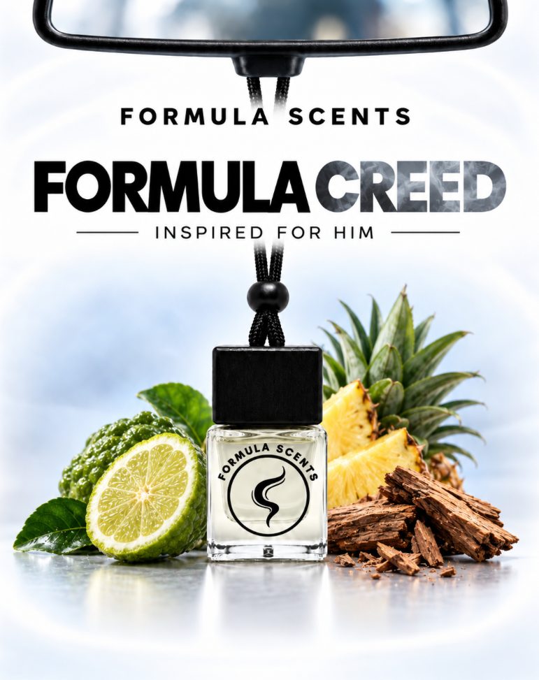 Formula Creed, flacon Formula Scents avec ses ingrédients