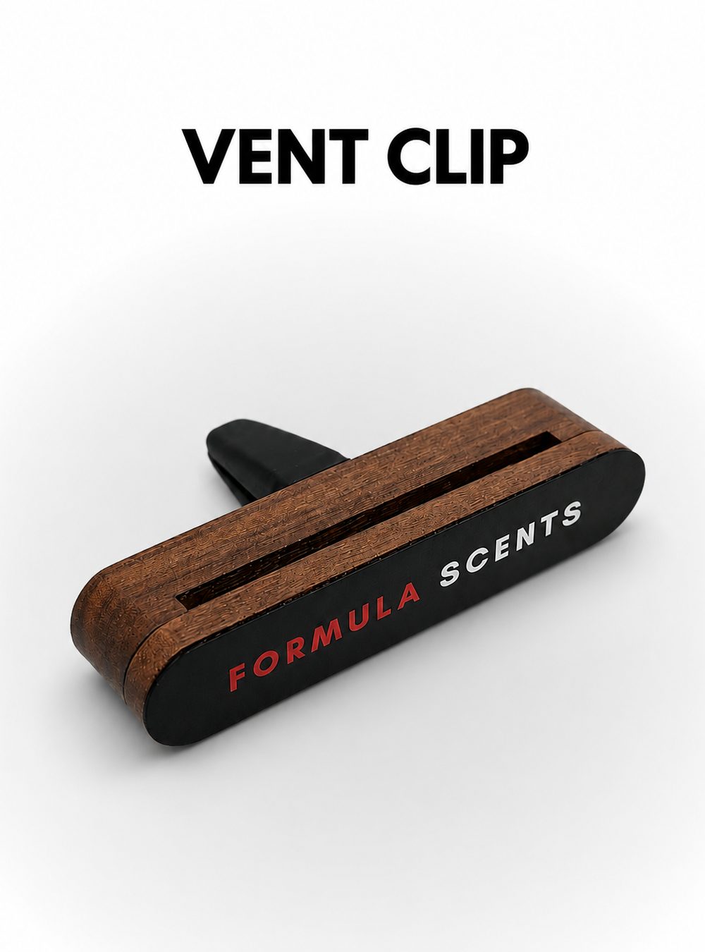 Vent Clip Formula Scents : diffuseur de bois à face magnétique inspirée du carbone, pour la grille de ventilation